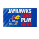 University of Kansas Fan PVC Mat, 28"x16"