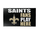 New Orleans Saints Fan PVC Mat, 28"x16"