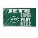 New York Jets Fan PVC Mat, 28"x16"