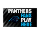 Carolina Panthers Fan PVC Mat, 28"x16"
