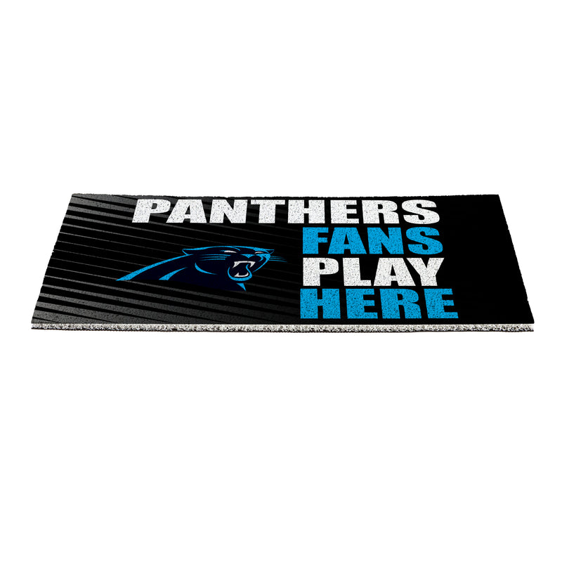 Carolina Panthers Fan PVC Mat, 28"x16"