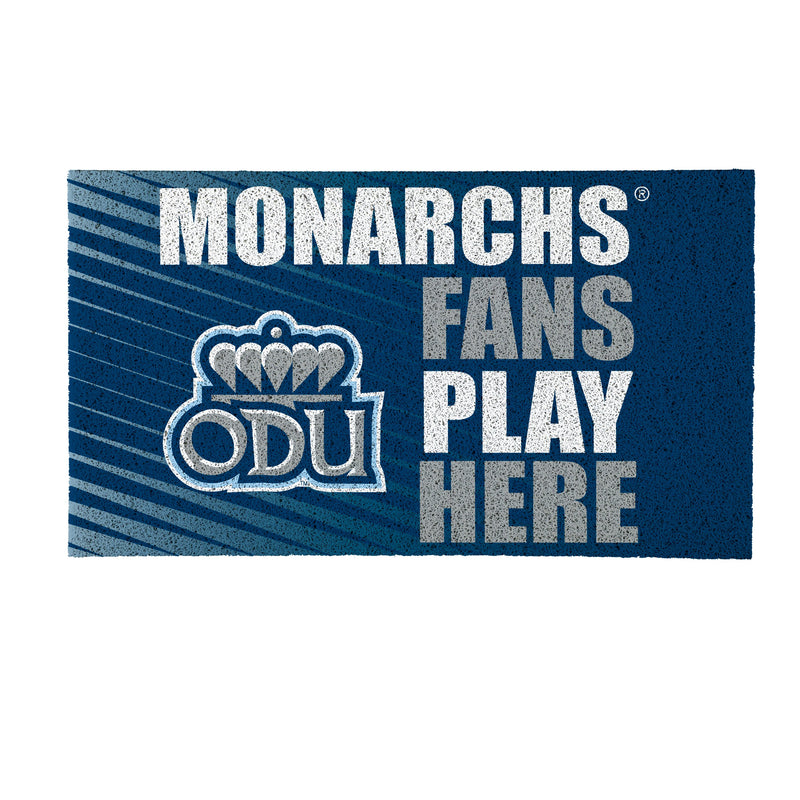 Old Dominion University Fan PVC Mat, 28"x16"