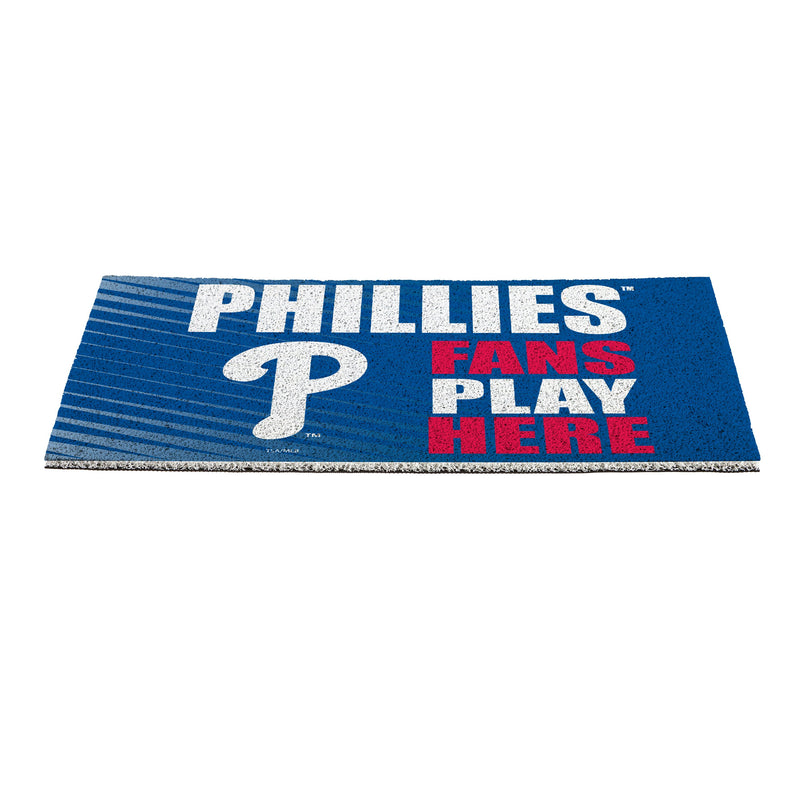 Philadelphia Phillies Fan PVC Mat, 28"x16"