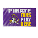 East Carolina University Fan PVC Mat, 28"x16"