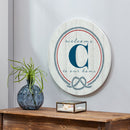 Coastal Door Decor Monogram White 18" C