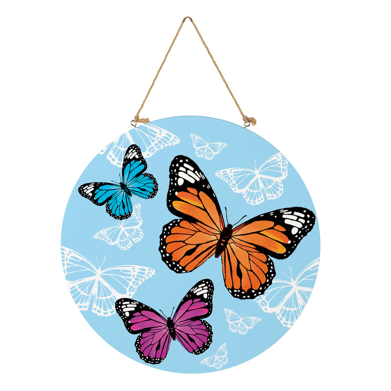 Pollinator Garden Butterfly Family, 18" Door Decor