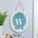Coastal Door Decor Shell Monogram 18" W