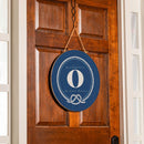 Coastal Door Decor Monogram Blue 18" O