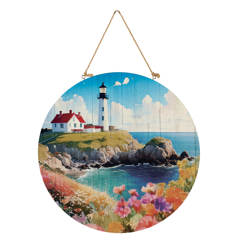 Coastal Door Decor Welcome Lighthouse 18"