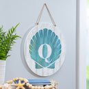Coastal Door Decor Shell Monogram 18" Q