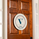 Coastal Door Decor Monogram White 18" V