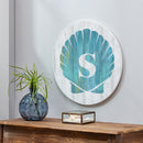 Coastal Door Decor Shell Monogram 18" S