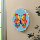 Bunny Blooms Bows & Butterfly, 18" Door Decor