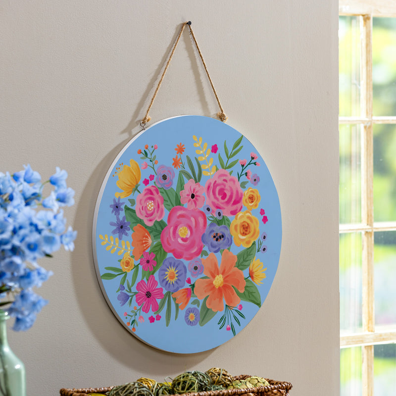 Bunny Blooms Spring Blossom, 18" Door Decor