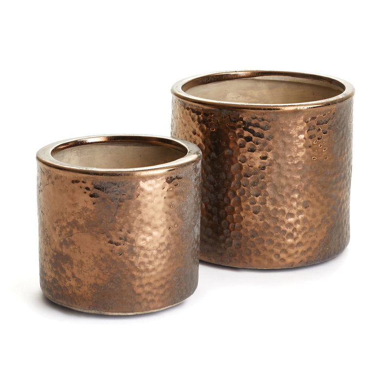 Napa Home Garden, PEYTON CYLINDER POTS SMALL ,SET OF 2,dg236