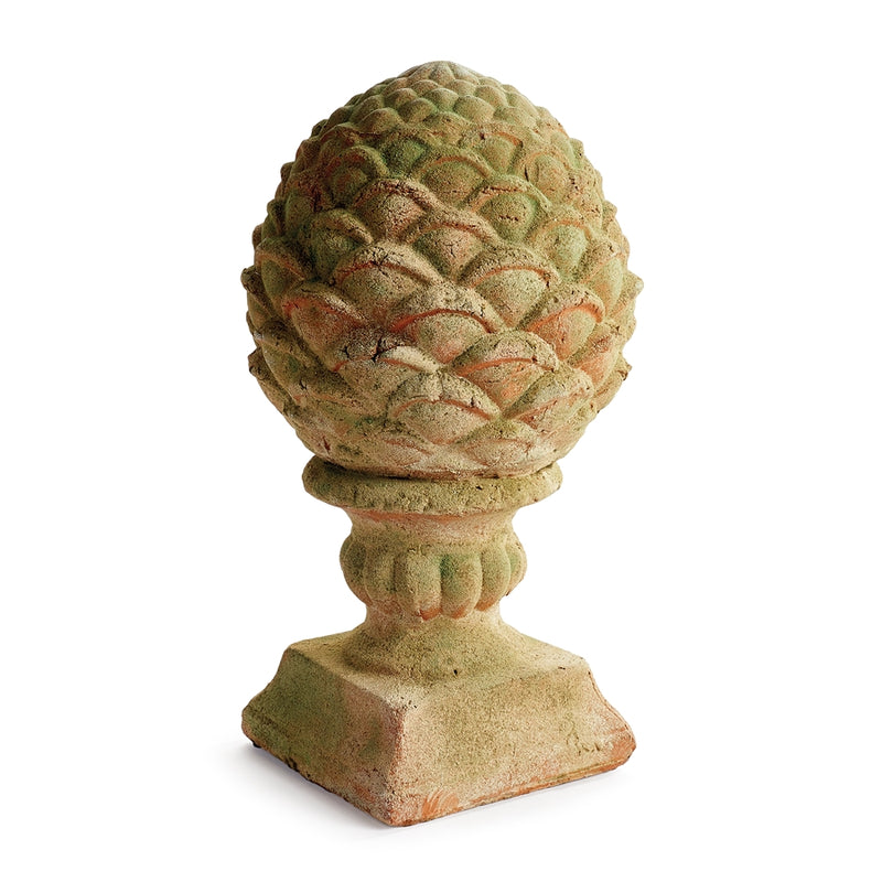 Napa Garden Collection-Weathered Garden Pinecone Finial