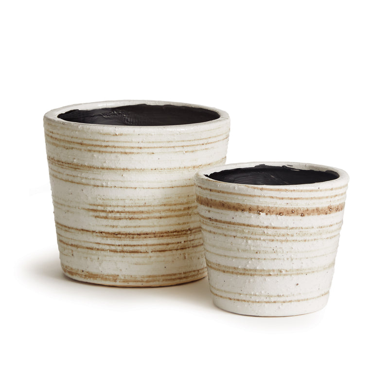 NAPA Home & Garden, FINCH POTS, SET OF 2,DJ423WH