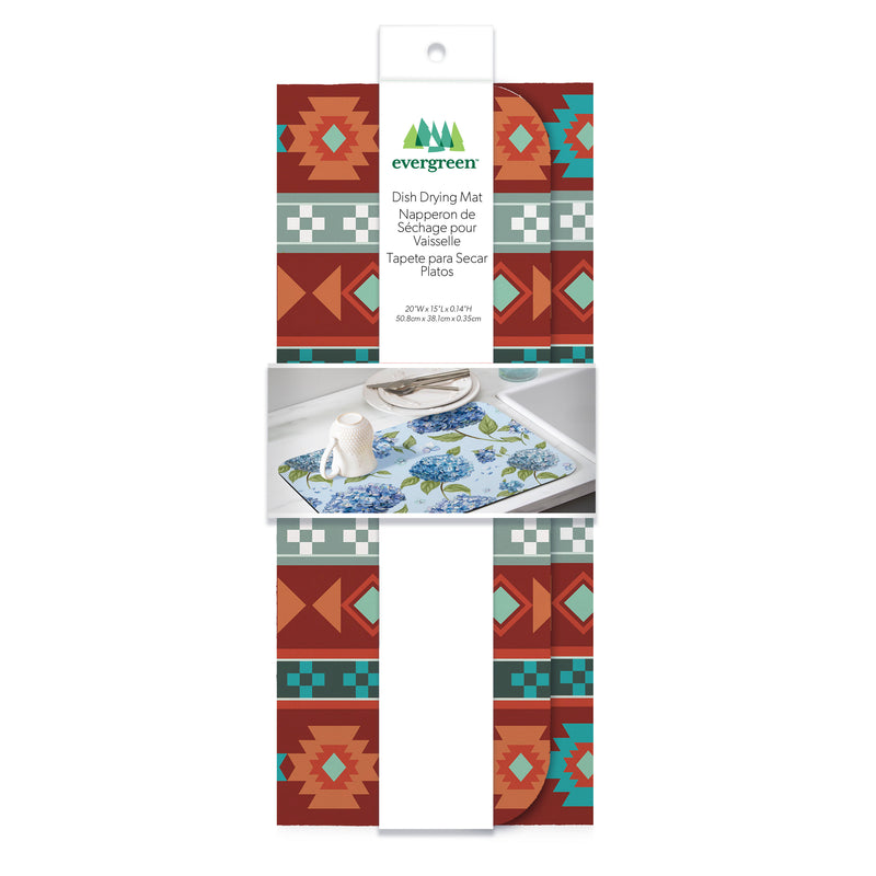 Southwest Pueblo Drying Mat, Aztec, 20"x15"