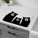 High Country Bear Trio Drying Mat, 20"x15"