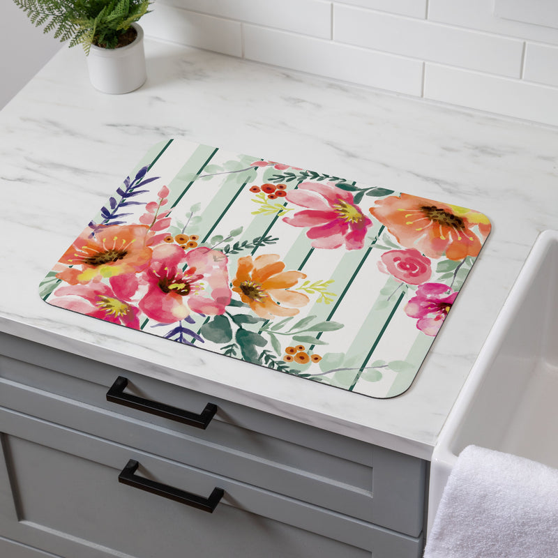 Pastels of Nature Drying Mat, 20"x15"