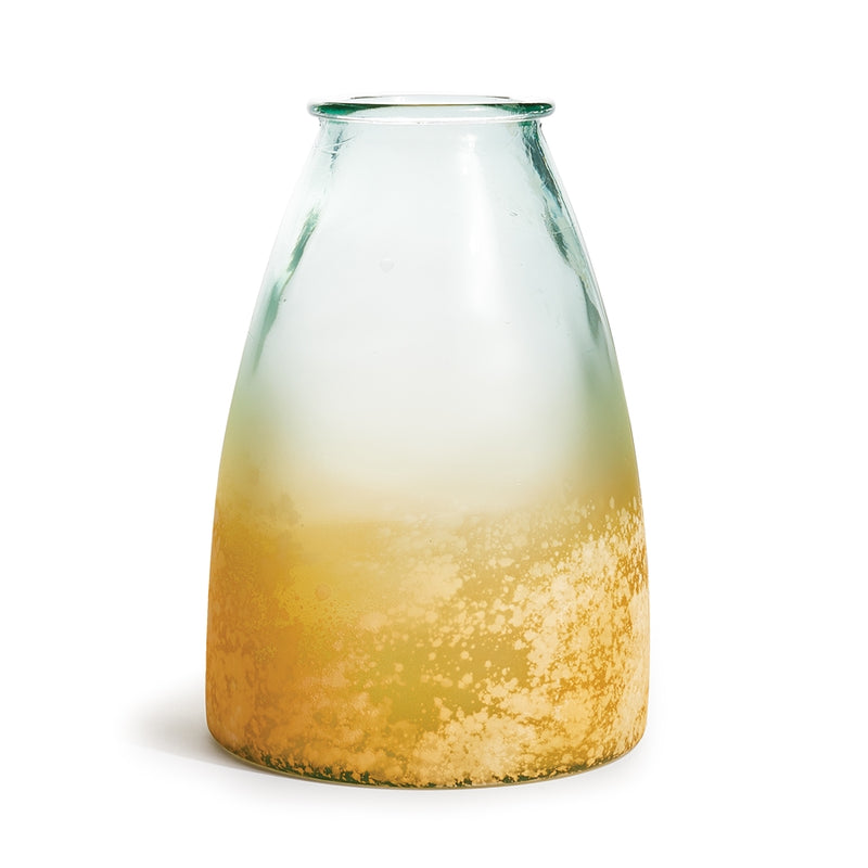 Napa Home Garden, ARIS VASE 13" HONEY OMBRE,el205gdl