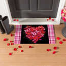 Butterfly Heart Embossed Mat