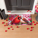 Cardinal Lovers Embossed Mat