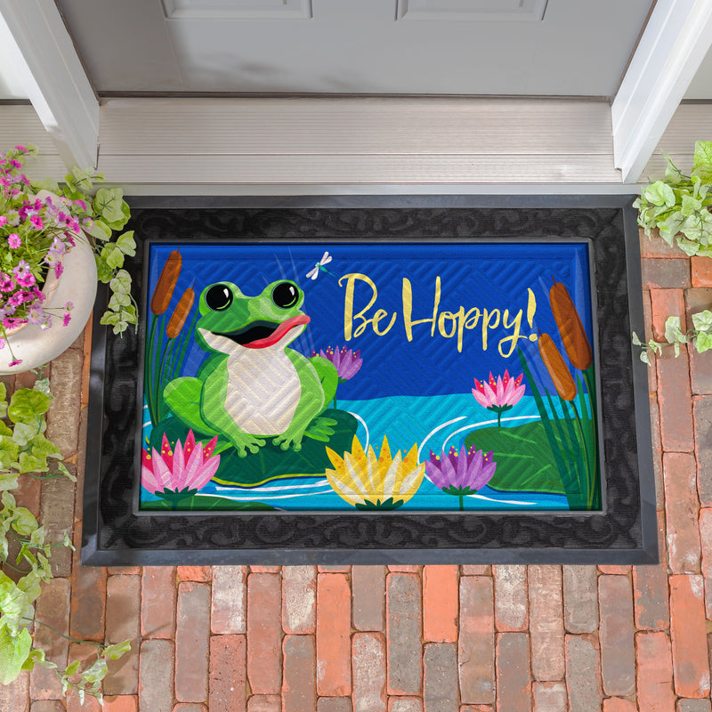Be Hoppy Embossed Mat