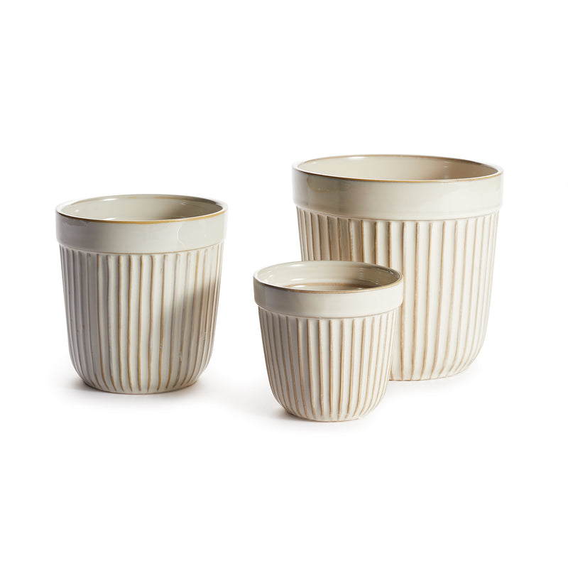 NAPA Home & Garden, EMMA POTS, SET OF 3,EN155