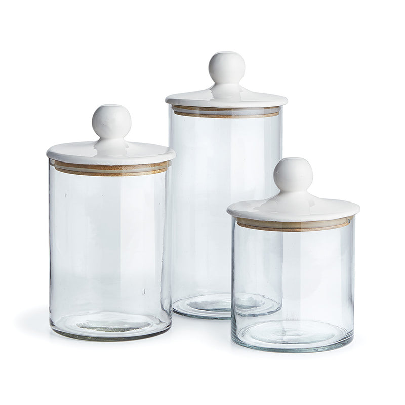 NAPA Home & Garden, PETALUMA CANISTERS, SET OF 3,EP206