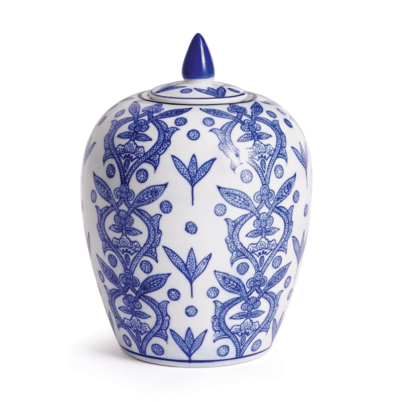 Napa Home Garden, BB DYNASTY CHINOISERIE LIDDED JAR,fg407