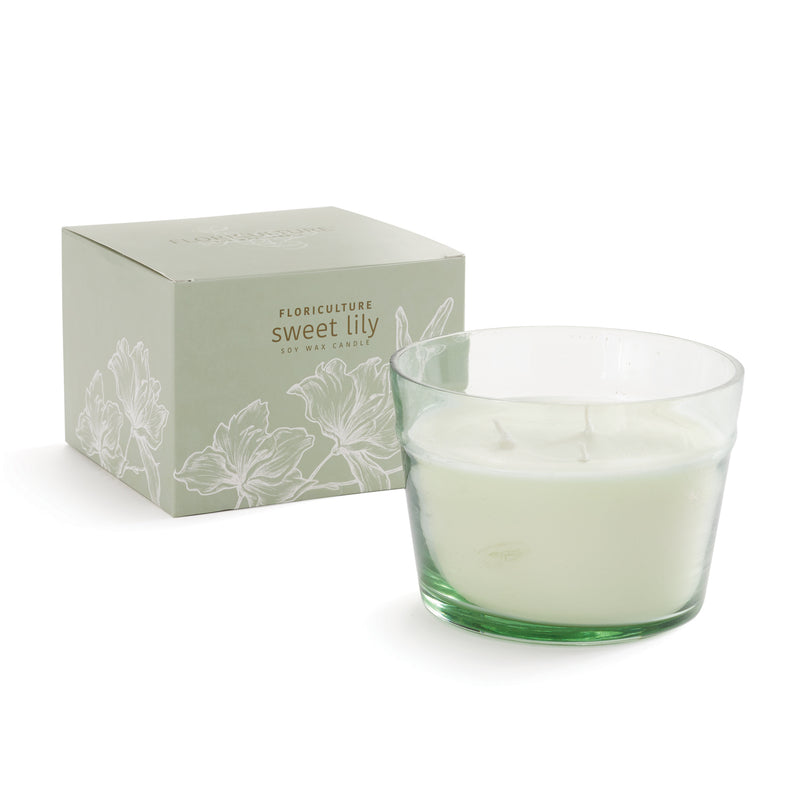 NAPA Home & Garden, FLORICULTURE SOY WAX CANDLE, SWEET LILY,FT401