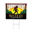 Washington Commanders Yard Sign, Bigfoot