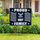 US Navy Proud Family Yard Sign