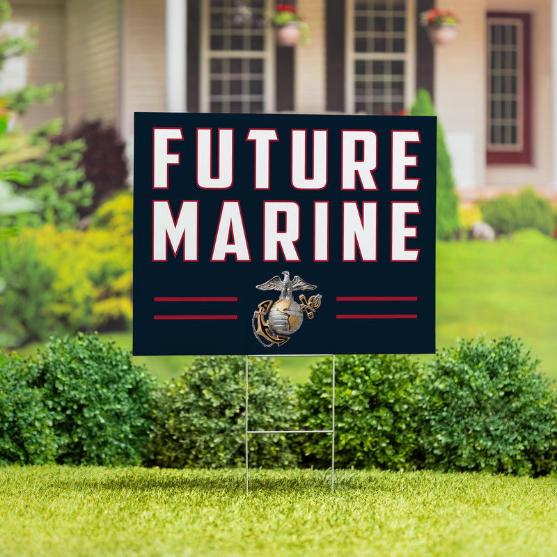 Future US Marine Corps Yard Sign