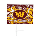 Washington Commanders Yard Sign, Holiday