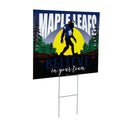 Toronto Maple Leafs Yard Sign, Bigfoot