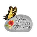 Memorial Garden Stone, Butterfly and Dragonfly Tiding Stone, Asst of 3