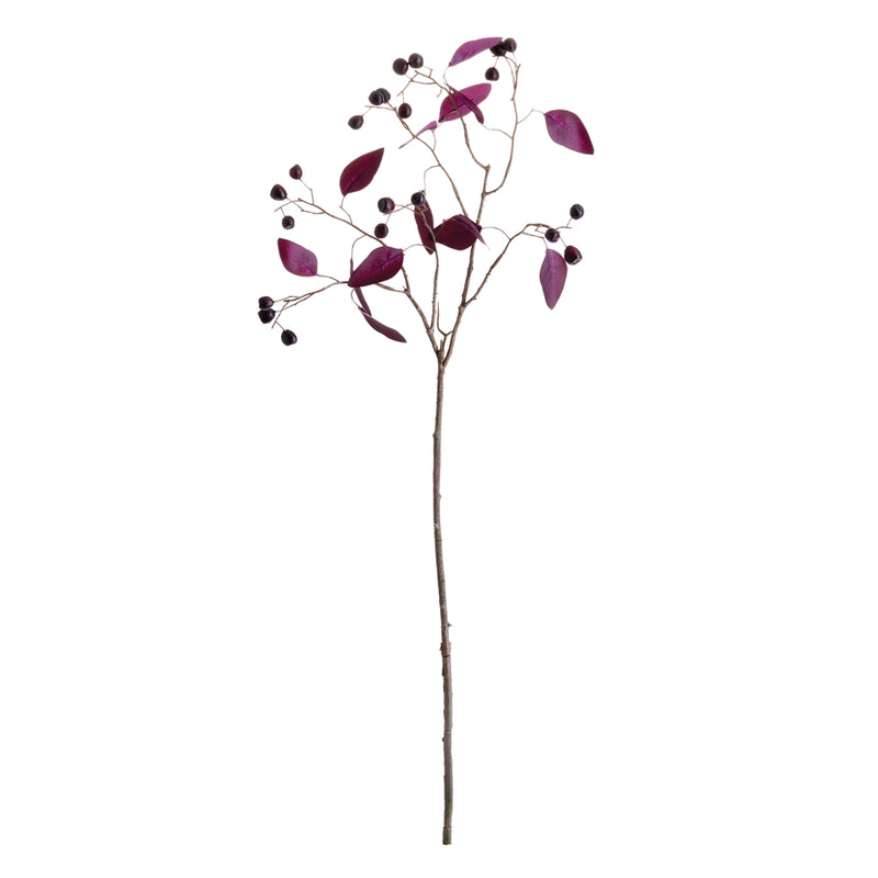 Napa Floral Collection-Eucalyptus Berry Branch 35.5 inches