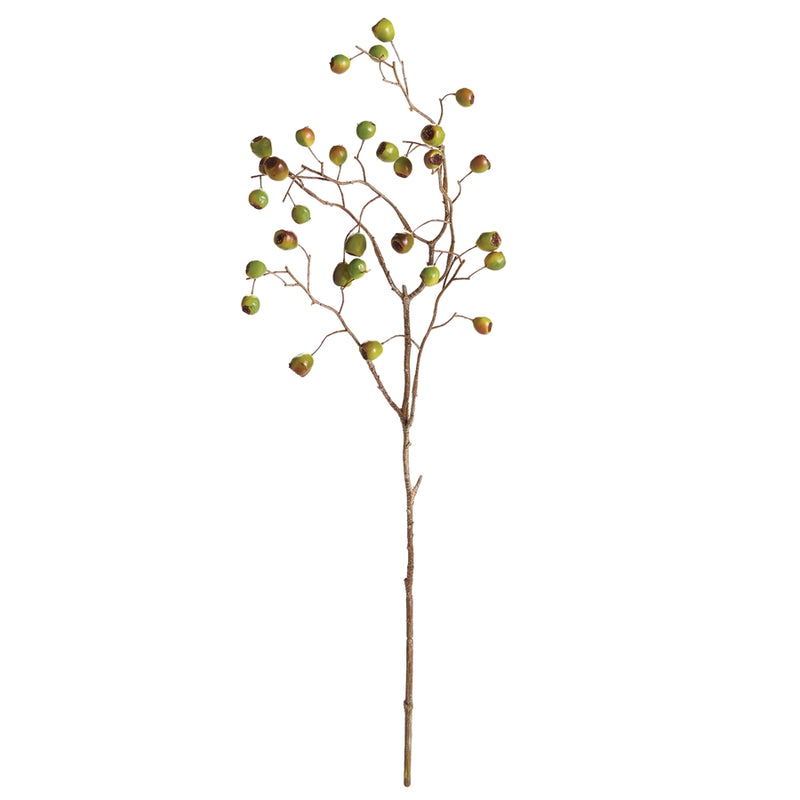 Napa Floral Collection-Green Berry Branch 25.5 inches