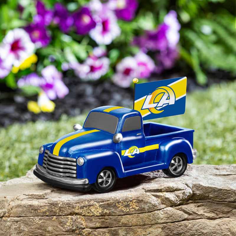 Los Angeles Rams Rally Truck Statue
