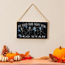 Utah Mammoth Halloween Wood Wall Sign, 6x11