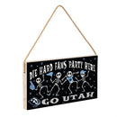 Utah Mammoth Halloween Wood Wall Sign, 6x11