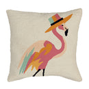 Palm Beach Indoor/Outdoor Hooked Pillow 18"x18"