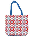 American Classic Tote Foldable Compact, Red Florals, 15.5"L x 4.5"W x 16.5"H