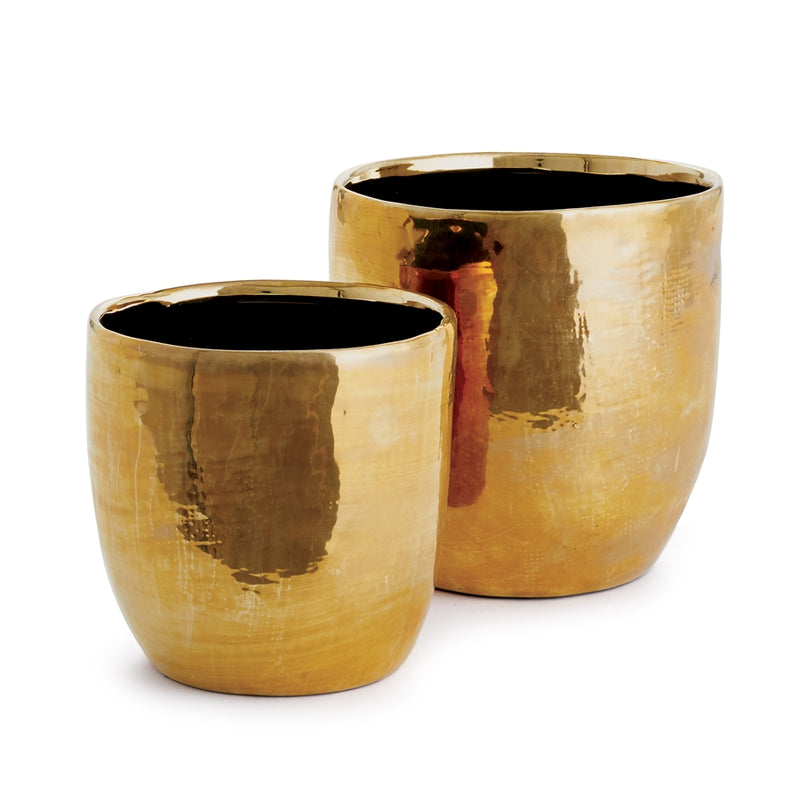 Napa Home Garden, GILDA CACHEPOTS ,SET OF 2,hv211