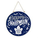 Toronto Maple Leafs Halloween Round Door Décor with Hanging Rope, 18x18
