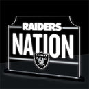 Las Vegas Raiders NFL Football Rectangle Desklite LED Decor