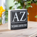 State Wooden Plock Arizona 6x6"