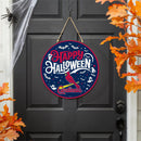St Louis Cardinals Halloween Round Door Décor with Hanging Rope, 18x18